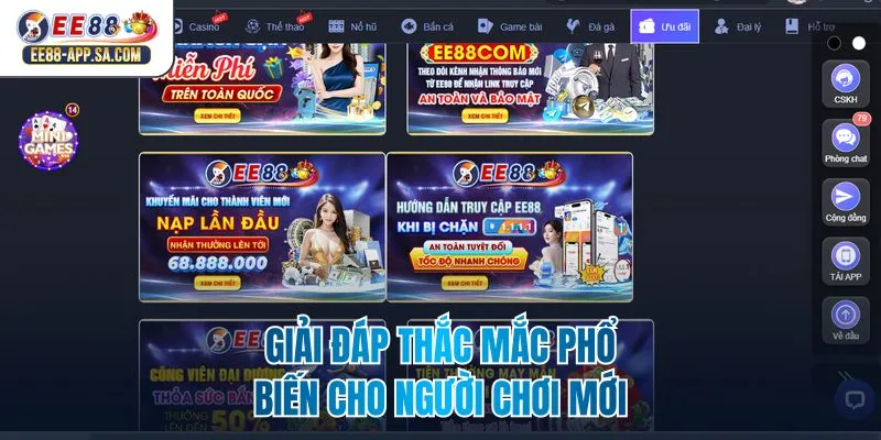 Giải đáp thắc mắc phổ biến cho người chơi mới